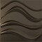 Ekena Millwork 19 5/8in. W x 19 5/8in. H Wave EnduraWall Decorative 3D Wall Panel Covers 2.67 Sq. Ft. WP20X20WVCDB - alternate 1